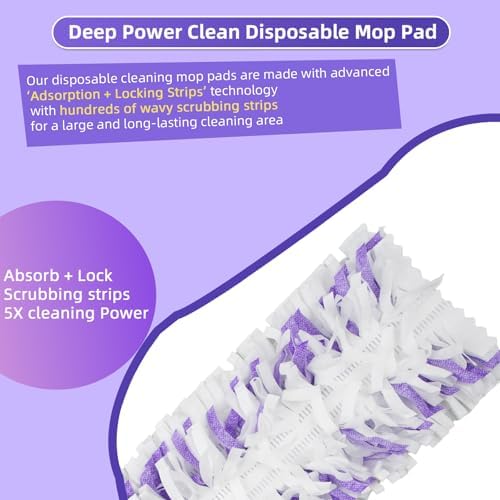 Generic 15 Count Disposable Mopping Pads for Swiffer PowerMop