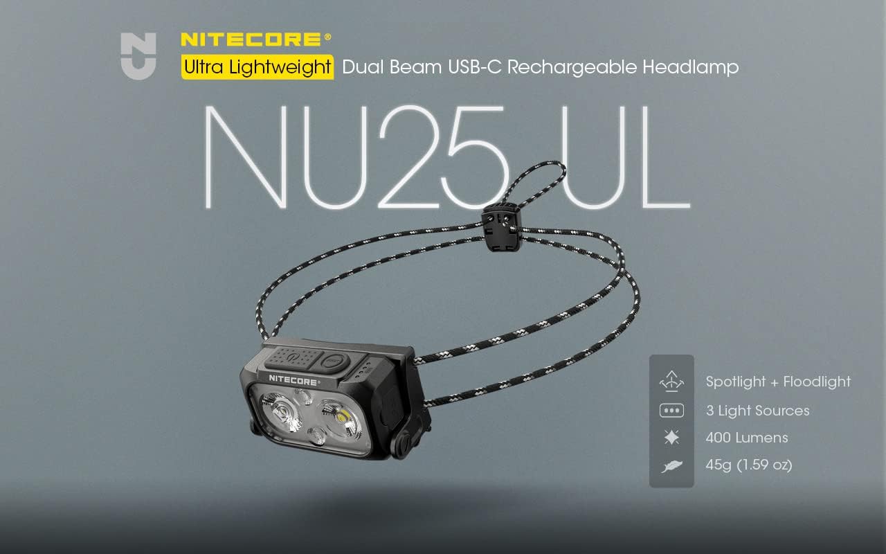 Nitecore NU25 400 Lumen Headlamp