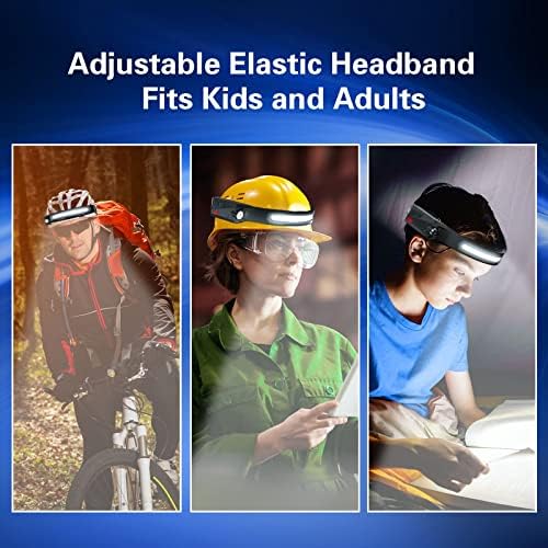 COSOOS 2 Rechargeable Headlamps with Red Light and Carry Case 1