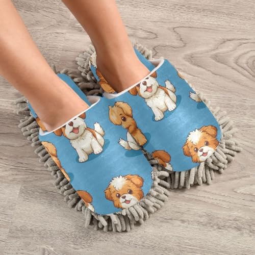 Premium Microfiber Floor Slippers for Adults