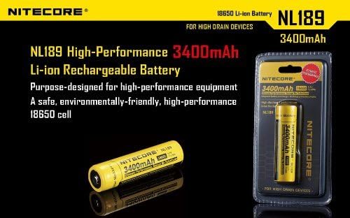 1000lumens Nitecore HC90 with rechargeable battery