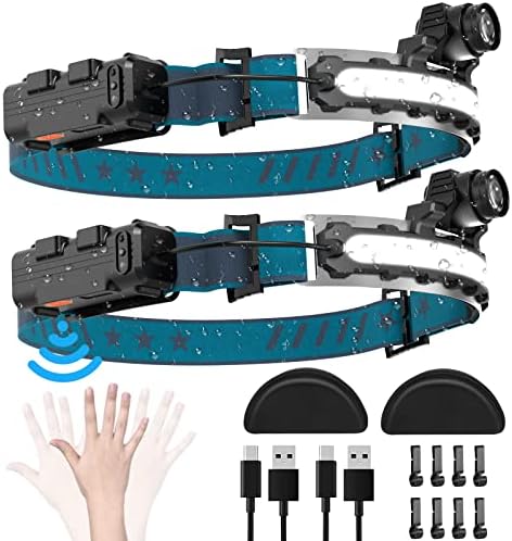 Xflyee LED Headlamp - Super Bright 1000 Lumens 270 Wide