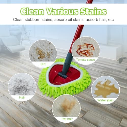 4 Pack Mop Replacements for Ocedar System