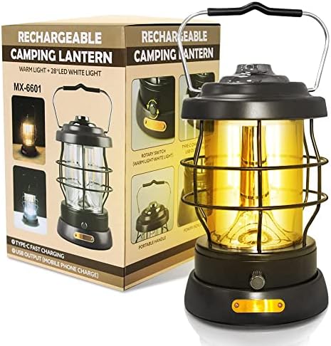 UniqueFire Rechargeable Emergency Camp Lantern 1500LM Dimmable LED Lantern Waterproof High Brightness