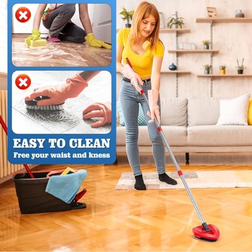 WaIE Jiemi4-Piece Mop Replacement Heads for Oceda RinseClean 2-Tank System