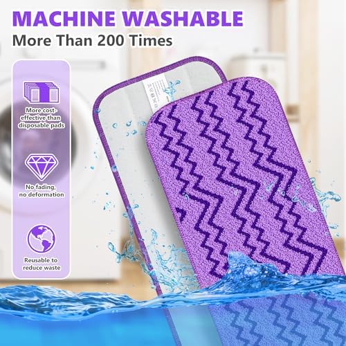 Reusable Mop Pads for Swiffer WetJet Mops