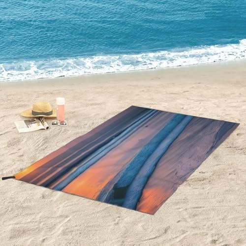 Sunset Beach Print Speedy Towel