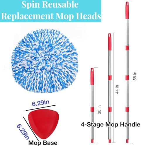 kCarpoly Spin Mop Replaceable Head