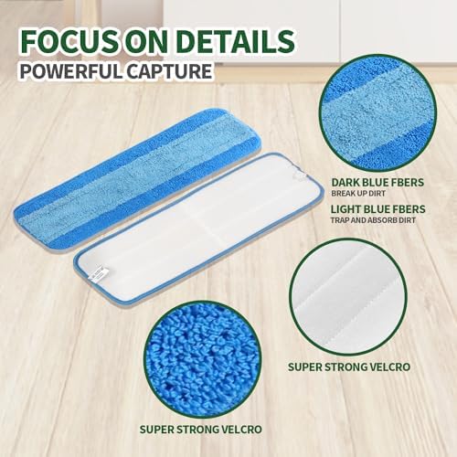 Premium Microfiber Mop Pads for Hardwood Floors