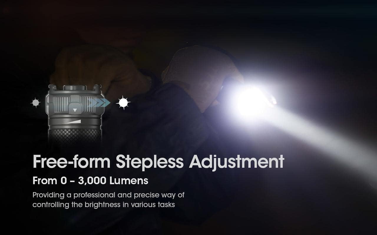 Nitecore SRT7i 3000 Lums 580m Reach 87k Intensity