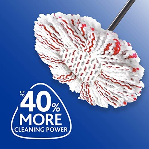 O-Cedar EasyWring Microfiber Mop Refill Deep Clean Bacterial-Free