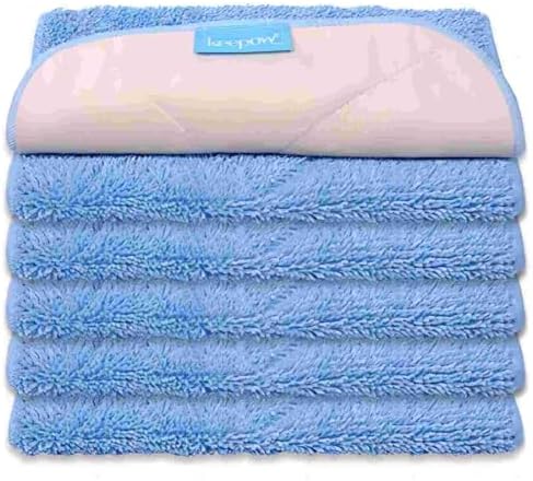 KEEPOW Microfiber Mop Refill Double Sides for Wet Dry Washable Professional Use