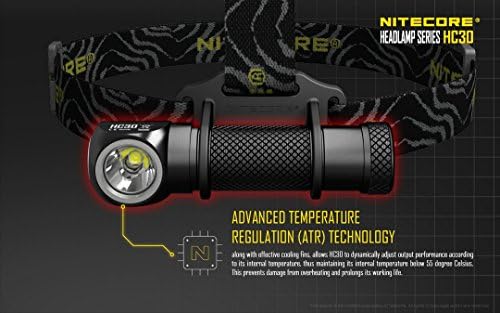 Nitecore HC30 1000 Lumens Rechargeable Headlamp Bundle