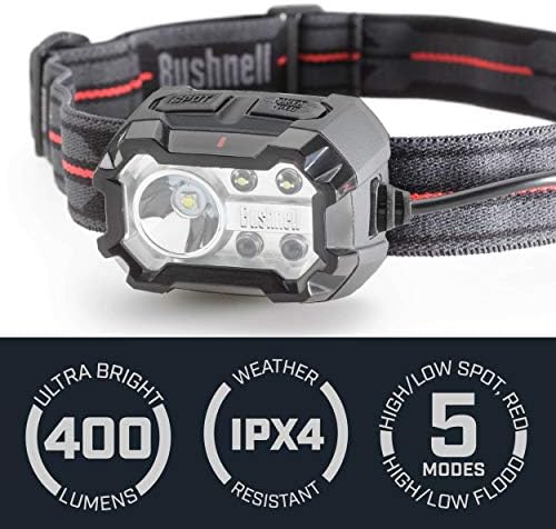 400 Lumen Multi-Color Rechargeable Headlamp