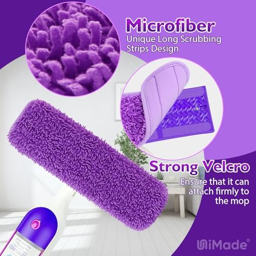 Reusable Mop Pads for Swiffer PowerMop 8-Pack