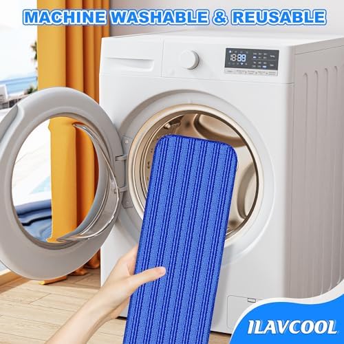 ILAVCOOL Reusable Mop Pads for Swiffer PowerMop 4-Pack