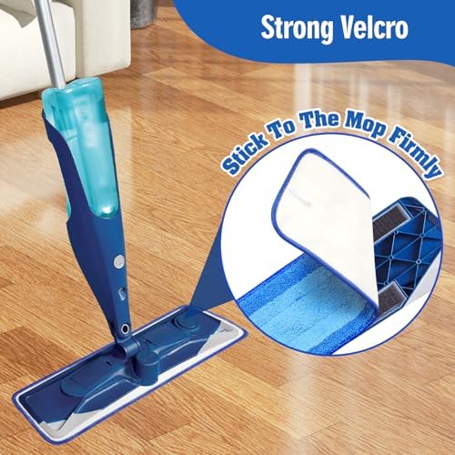 8-Pack Microfiber Mop Pads