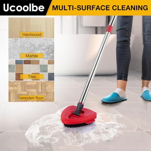 Ucoolbe Spin Mop Scrubber Brush Head Replacement