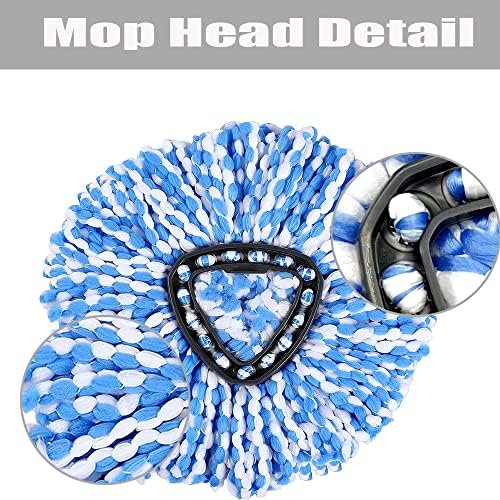 Ocedar Spin Mop Replacement Set - 100 Microfiber for 2-Tank System