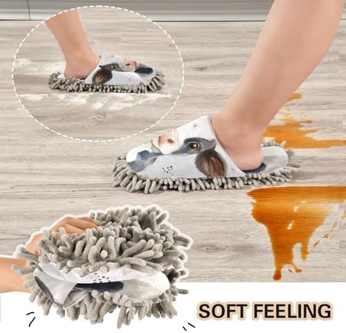 Clean Cute - Microfiber Mop Slippers for MenWomen
