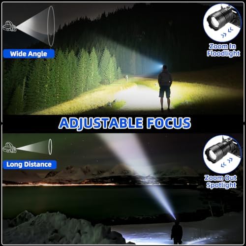 Rechargeable Headlamp 2Pack 990000LM Bright