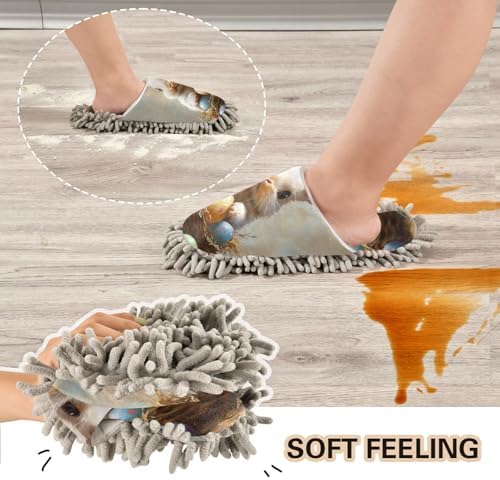 Durable Microfiber Slipper Mop for Family Use