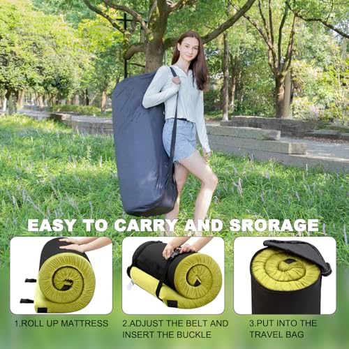 Memory Foam Camping Mattress for Outdoor Adventures