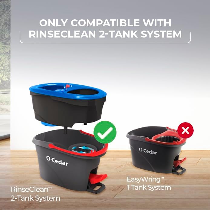 O-Cedar EasyWring RinseClean Refill 4-Pack Blue