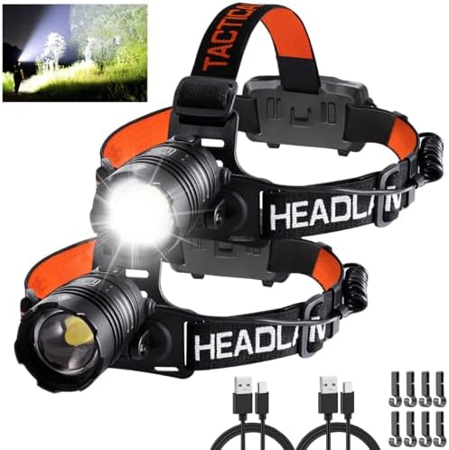 Rechargeable 2-Pack Headlamp