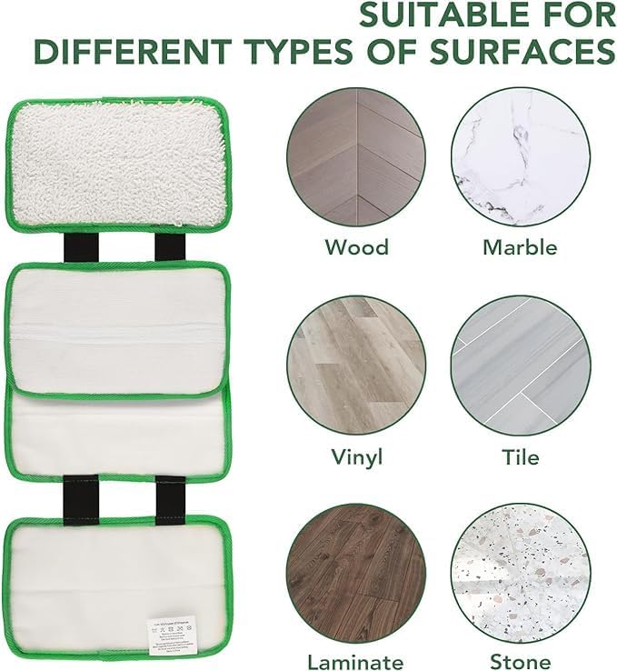 SavStor Shark Sonic Duo Mop Pad Replacement Durable Eco-Friendly