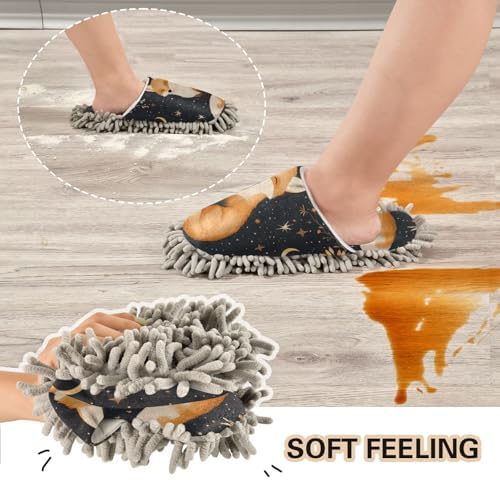 Magic Fox Microfiber Mop Slippers