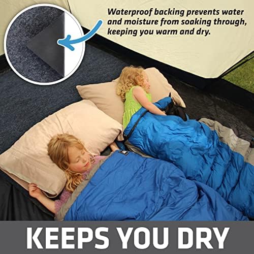 DRY COVERAGE tent mat keeps you warm dry comfortable