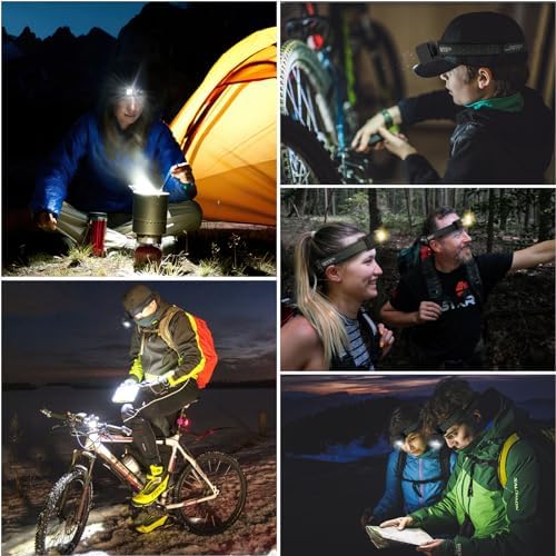 2500 LUMEN RECHARGEABLE HEADLAMP WITH 7 MODES