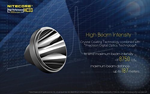 Nitecore HC33 C-ree XHP35 Headlamp w Winter Keychain Light