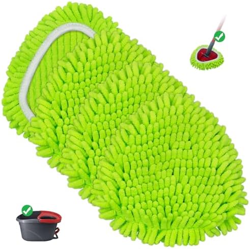 4 Pack Mop Replacements for Ocedar System