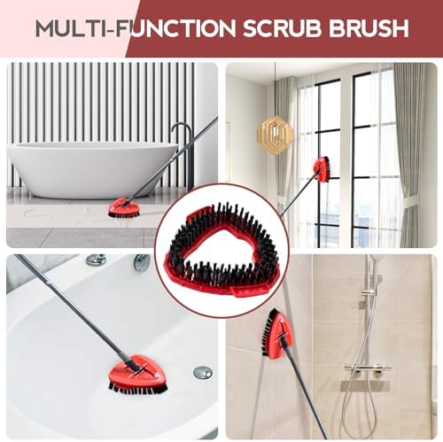 10-Inch Spin Mop Scrub Brush Head