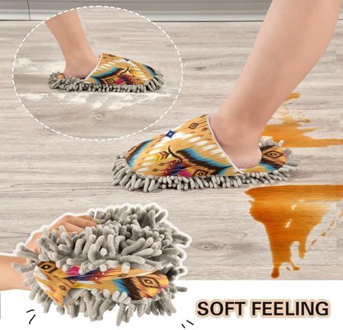 High-Quality Kigai Microfiber Slippers - Noiseless Floor Cleaner for All Seasons