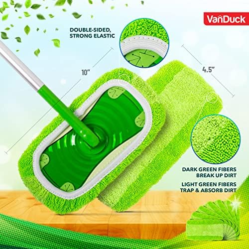 Reusable Mop Pads for Swiffer Sweeper 4-Pack