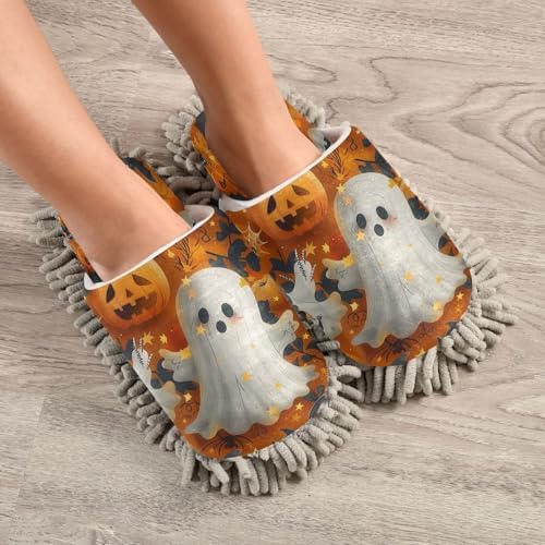 Halloween Cute Spectre Kitchen Cleaning Slippers