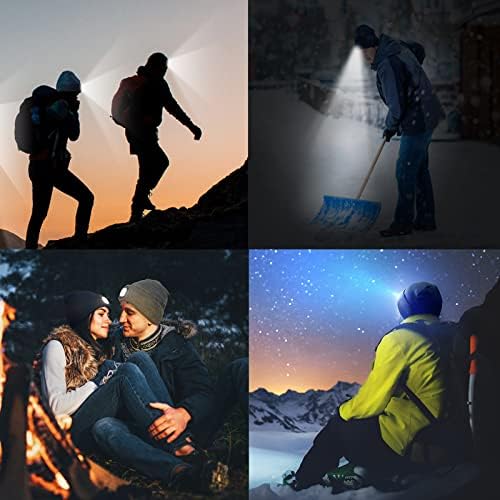 SAFETY-BASED LED Rechargeable Flashlight for Beanie Hats