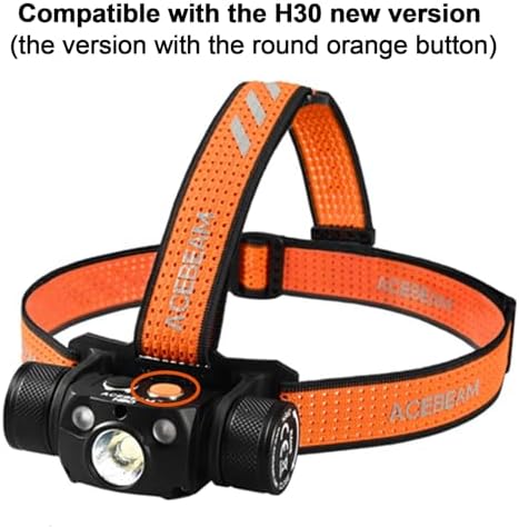 ACEBEAM Adjustable Headlamp Bracket Comfortable and Reflective for H30 in NCAA