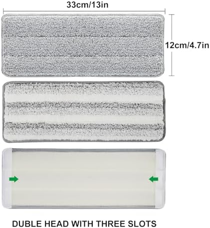HiBaBy Flat Mop Pads 5-Pack