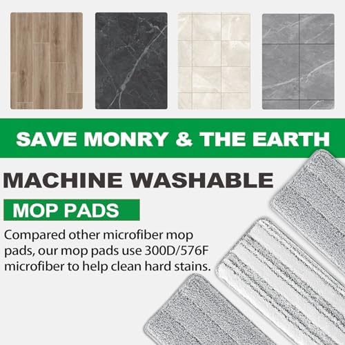 HiBaBy Flat Mop Pads 5-Pack