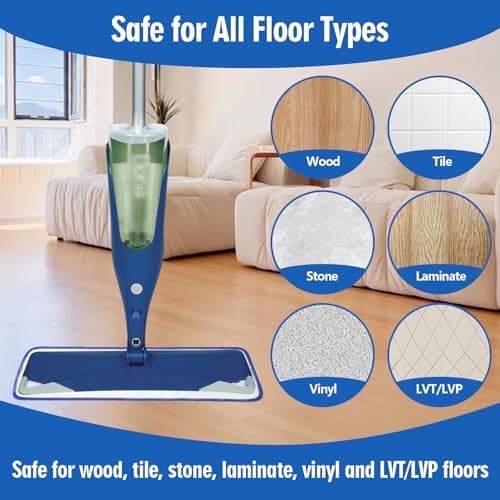 8-Pack Microfiber Mop Pads