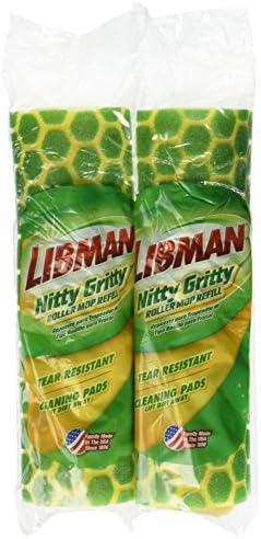 Libman Nitty Gritty Roller Mop Refill 2 Pack