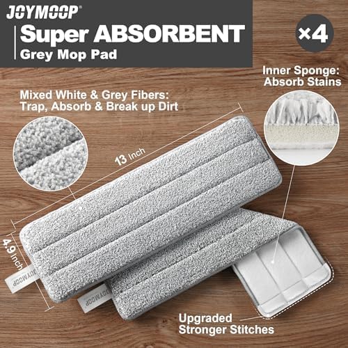 Premium Microfiber Mop Pads for JOYMOOP Mops