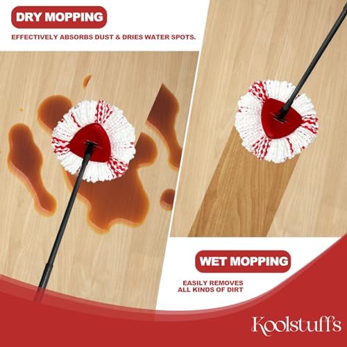 3-Pack Mop Heads - 40 More Cleaning Power