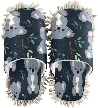 Zhirexin Slippers Washable Mop Shoes for Home Cleaning