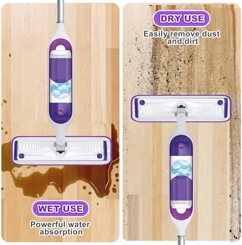 ILAVCOOL Reusable Mop Pads for Swiffer PowerMop 4-Pack