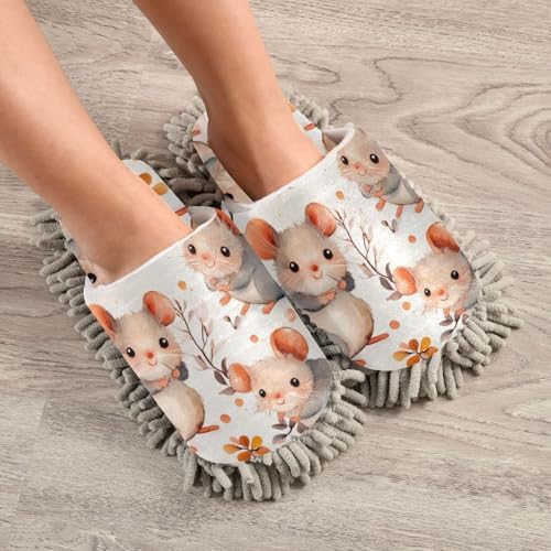 Perfect for Households Microfiber Cleaning Slippers for MenWomen